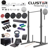 CLUSTER Fitness Package 2.1 - W/ Olympic Barbell!