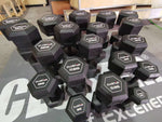 CLUSTER Hex Dumbbells 2.0 Black (2.5KG - 50KG)