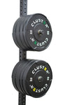 CLUSTER 4s Used - Cluster Black Training Bumper Plates (5KG - 25KG)