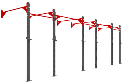 Wall Mounted Rigs - 3 Squat Stations