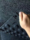 CLUSTER 4s Used - Interlockable Composite Rubber Floor (Multiple Sizes and Thickness')